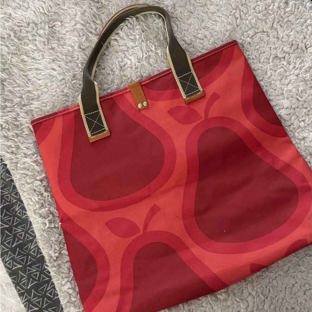 Orla Kiely Reds Pear Tote